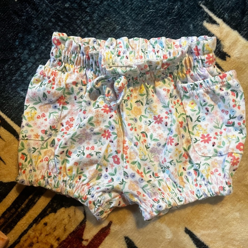 Garanimals Multicolor Floral Baby Shorts